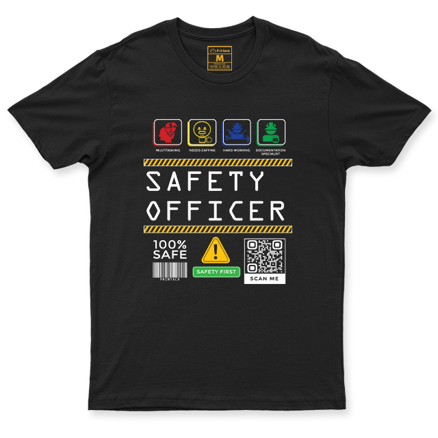 Apparel Funny Dri Fit Shirts Drifit Shirt: Safety Officer Label