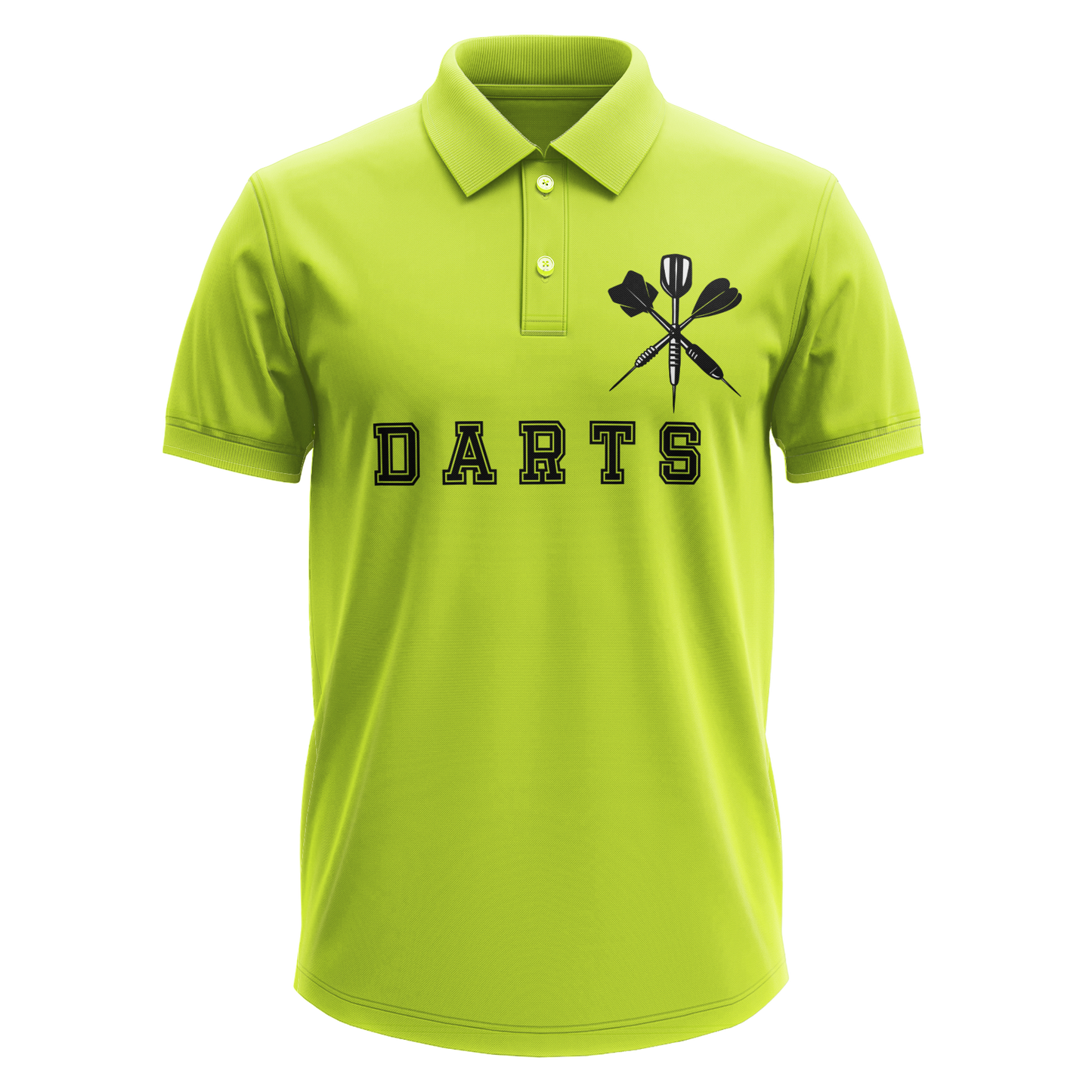 Drifit Polo Shirt: Darts (Front Only)