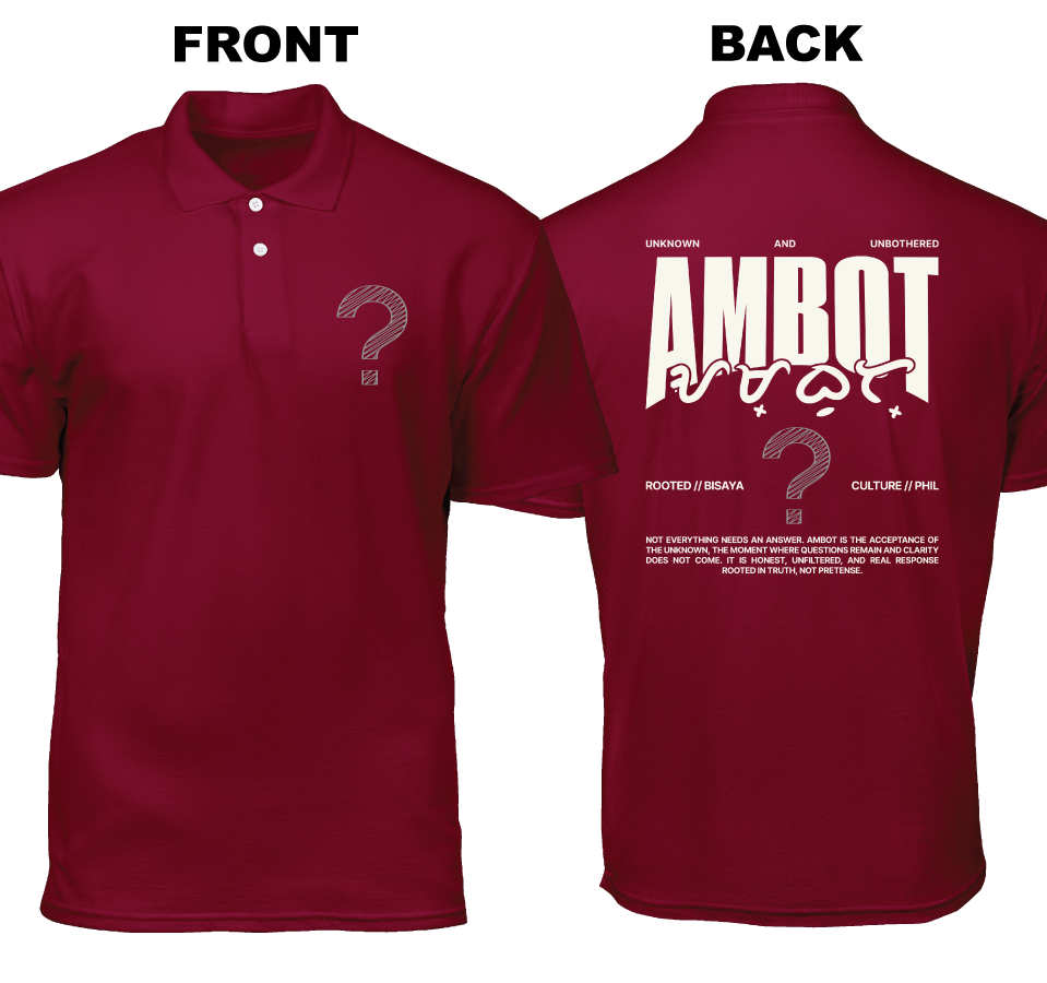 Cotton Polo Shirt: Ambot (Front and Back)