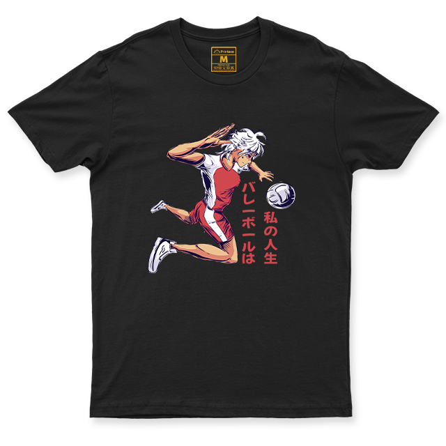 Drifit Shirt: Anime Girl Volleyball