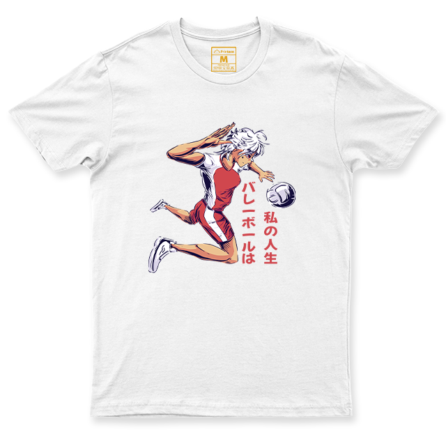 Drifit Shirt: Anime Girl Volleyball