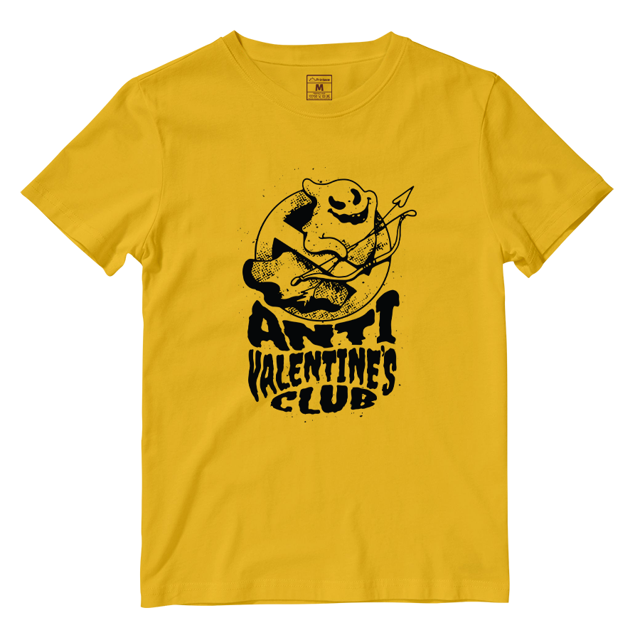 Cotton Shirt: Anti valentines club