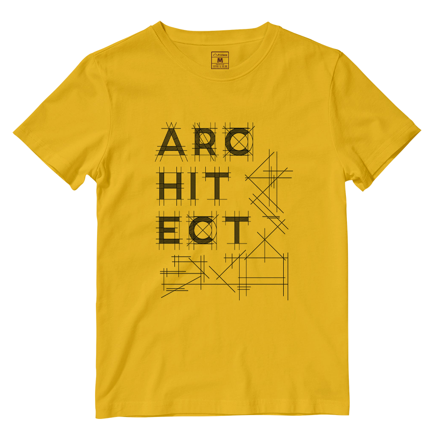 Cotton Shirt: Architect Lines