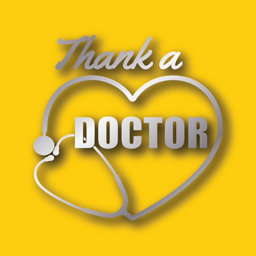 Vehicle Sticker: Doctor Thanks