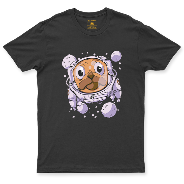 Cotton Shirt: Astro Pug