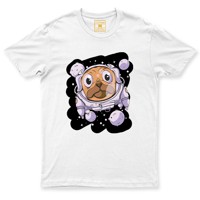 Cotton Shirt: Astro Pug