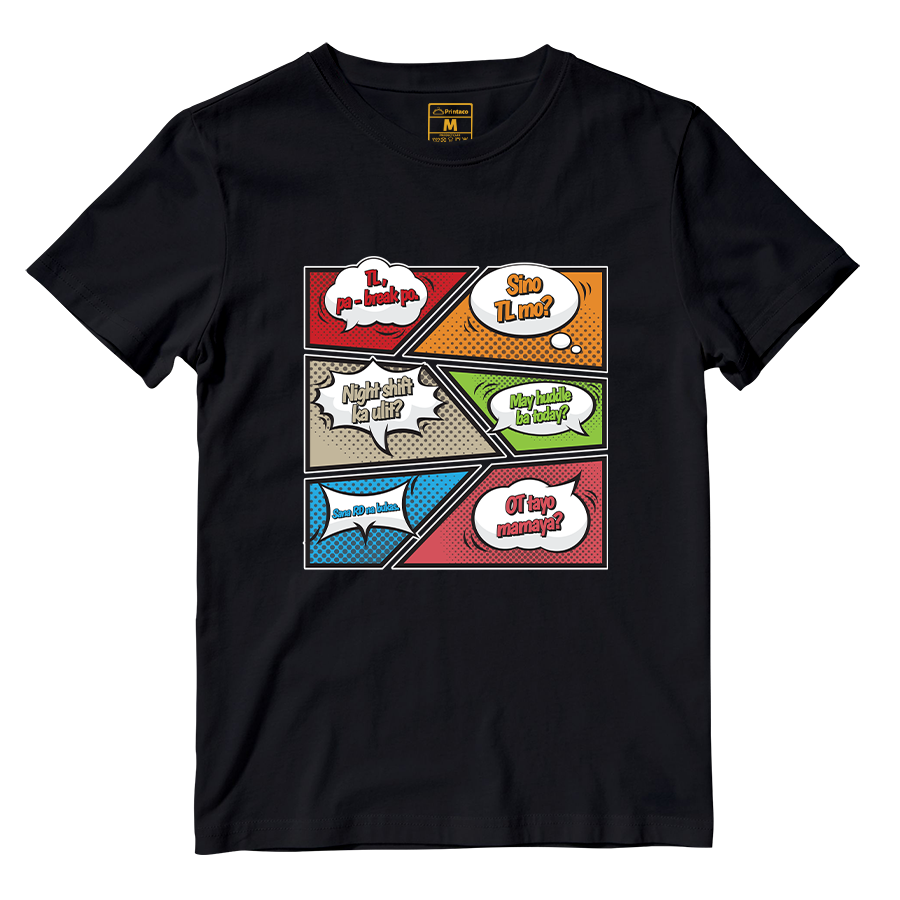 Cotton Shirt: BPO Comic Speech Bubbles