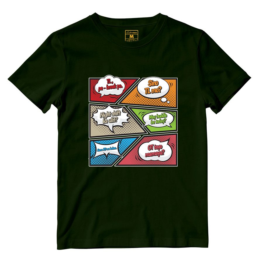 Cotton Shirt: BPO Comic Speech Bubbles