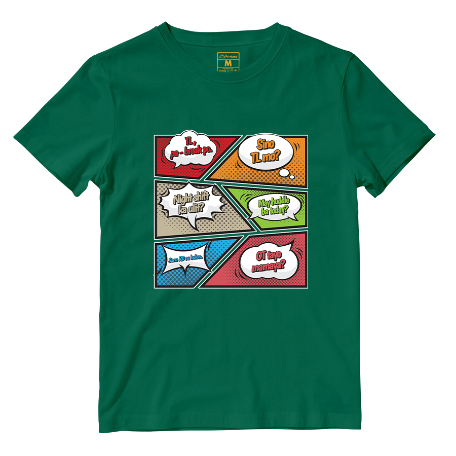 Cotton Shirt: BPO Comic Speech Bubbles