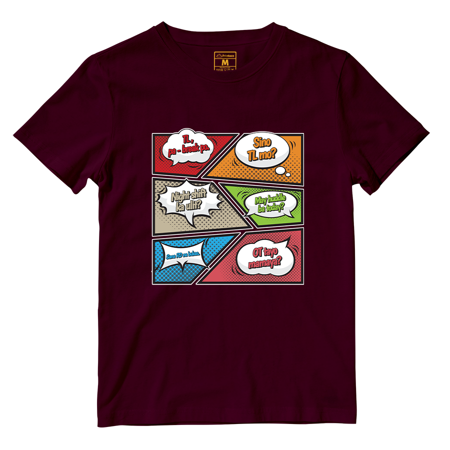 Cotton Shirt: BPO Comic Speech Bubbles