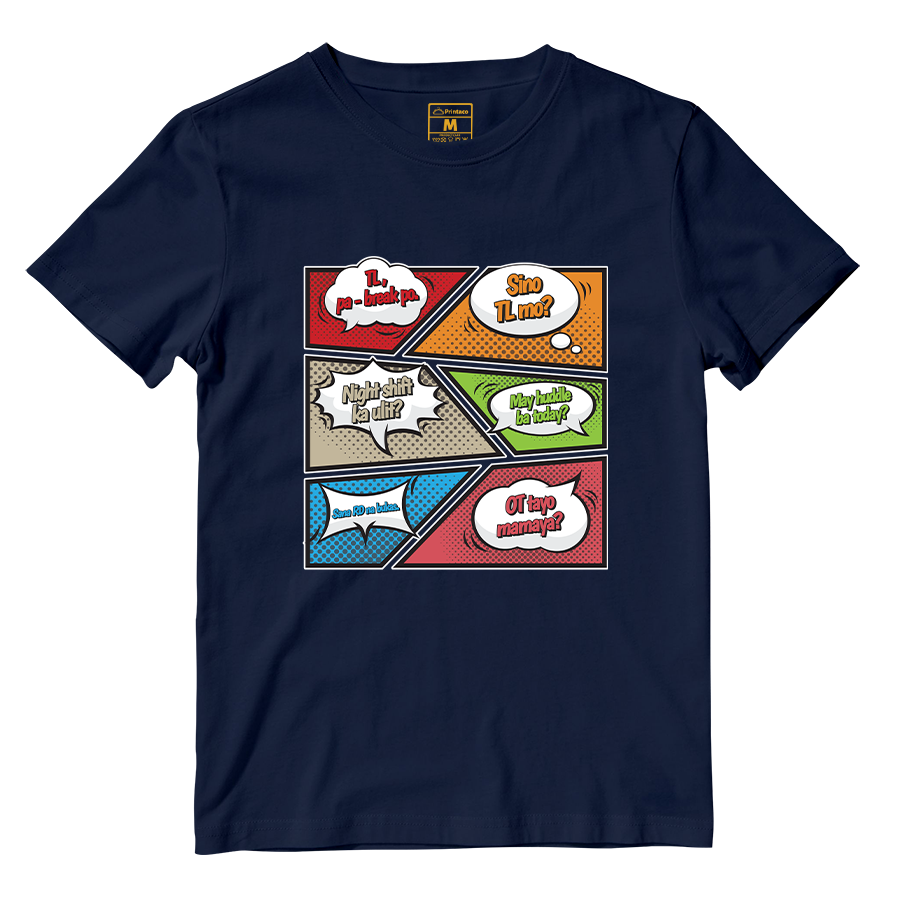 Cotton Shirt: BPO Comic Speech Bubbles