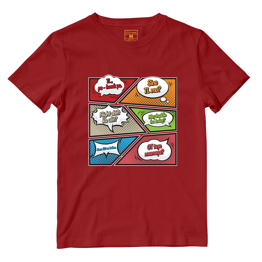 Cotton Shirt: BPO Comic Speech Bubbles