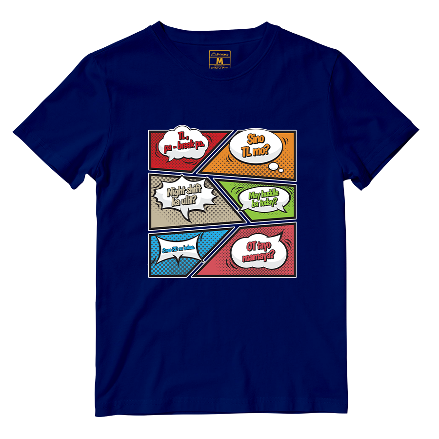 Cotton Shirt: BPO Comic Speech Bubbles