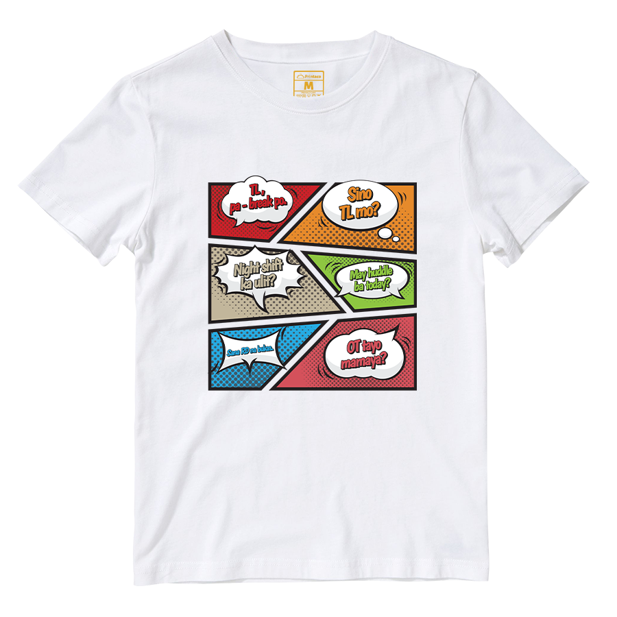 Cotton Shirt: BPO Comic Speech Bubbles