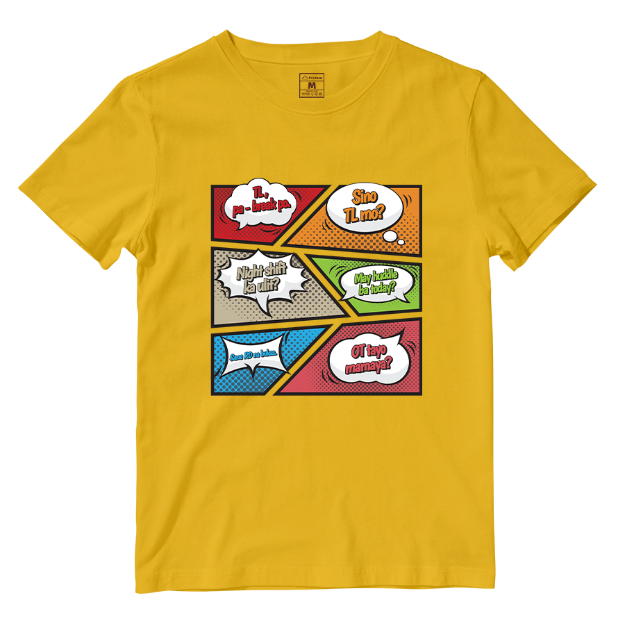 Cotton Shirt: BPO Comic Speech Bubbles
