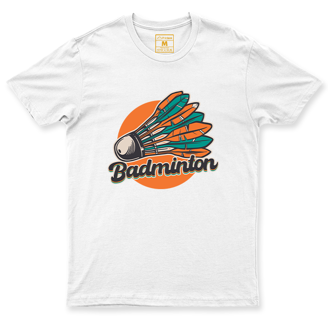 Drifit Shirt: Badminton Retro