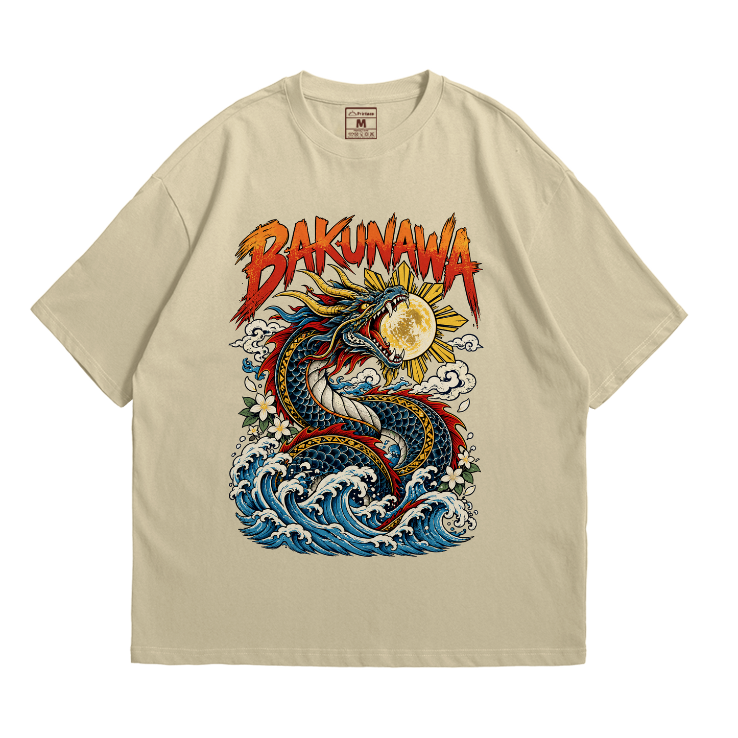 Premium Oversized Cotton Shirt: Bakunawa