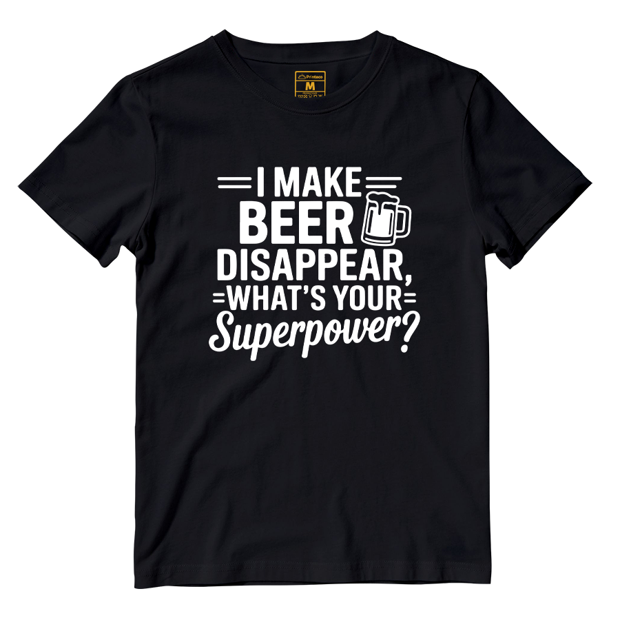Cotton Shirt: Beer Disappear