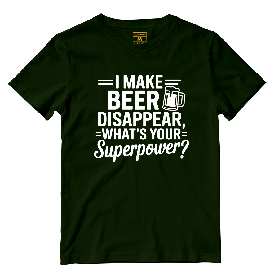 Cotton Shirt: Beer Disappear