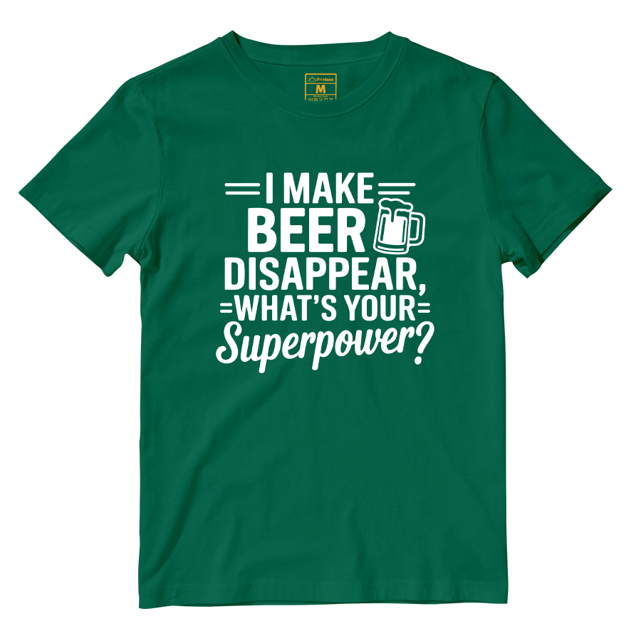Cotton Shirt: Beer Disappear