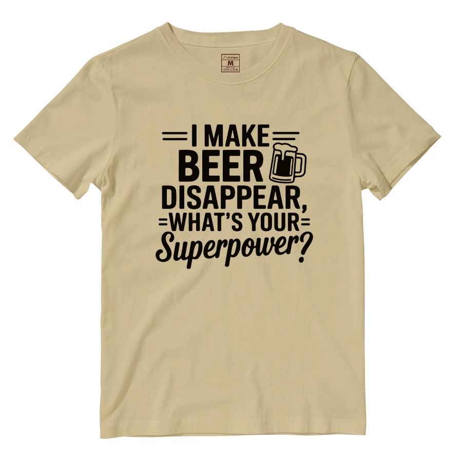 Cotton Shirt: Beer Disappear