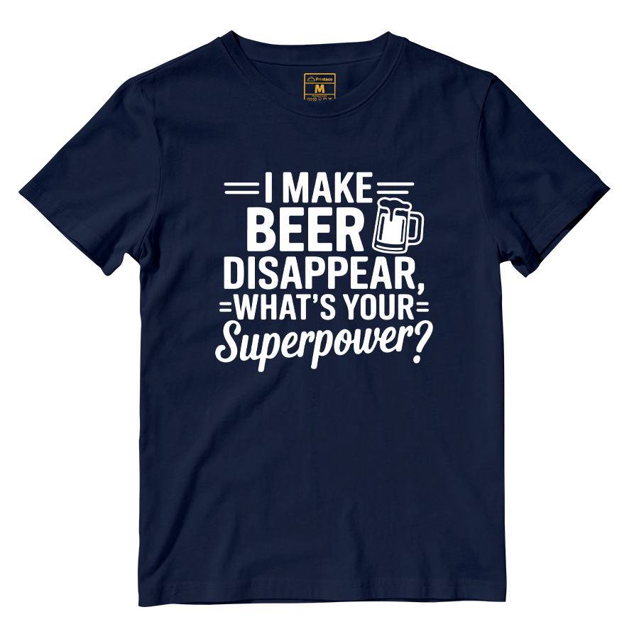 Cotton Shirt: Beer Disappear