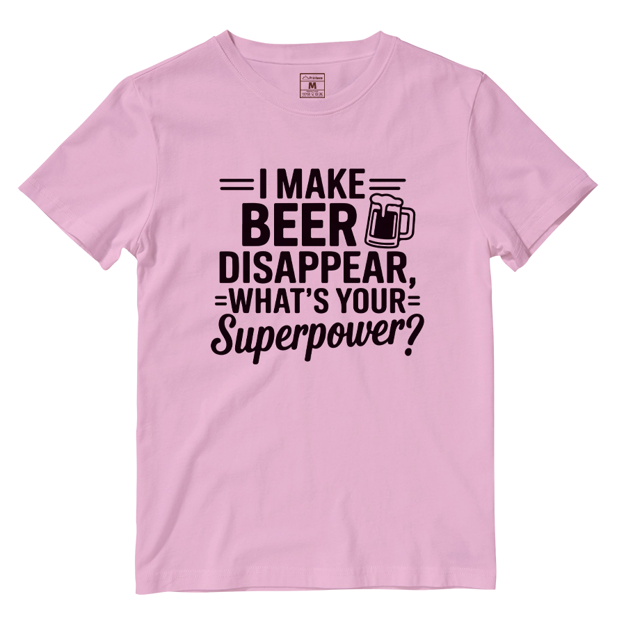 Cotton Shirt: Beer Disappear