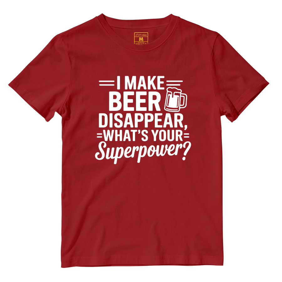 Cotton Shirt: Beer Disappear