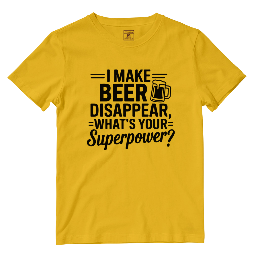 Cotton Shirt: Beer Disappear