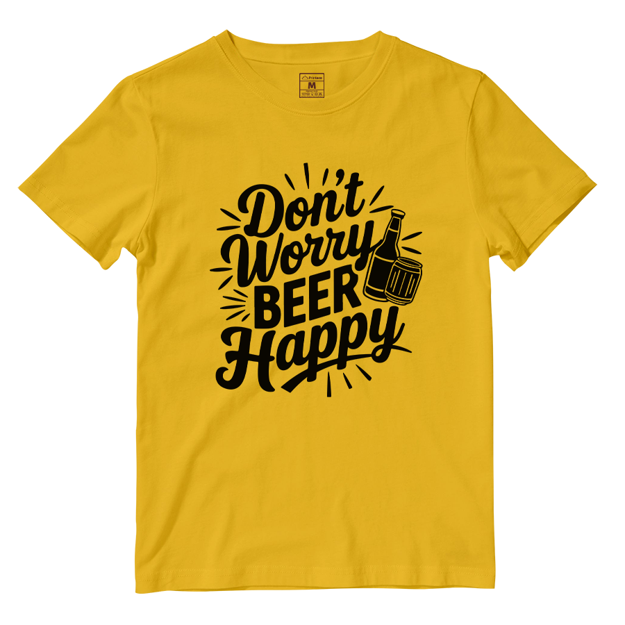 Cotton Shirt: Beer Happy