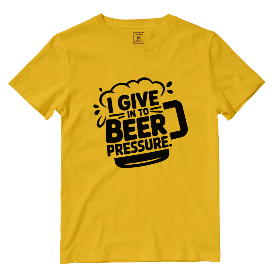Cotton Shirt: Beer Pressure