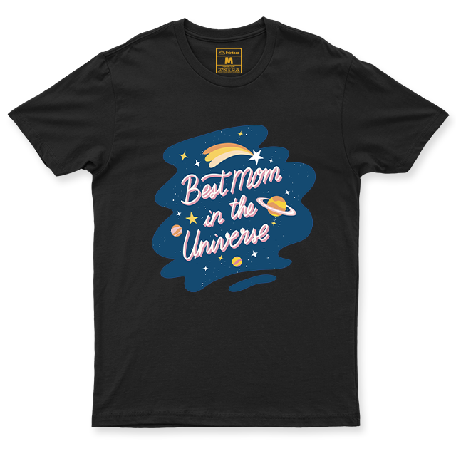 C. Spandex Shirt: Best Mom Universe