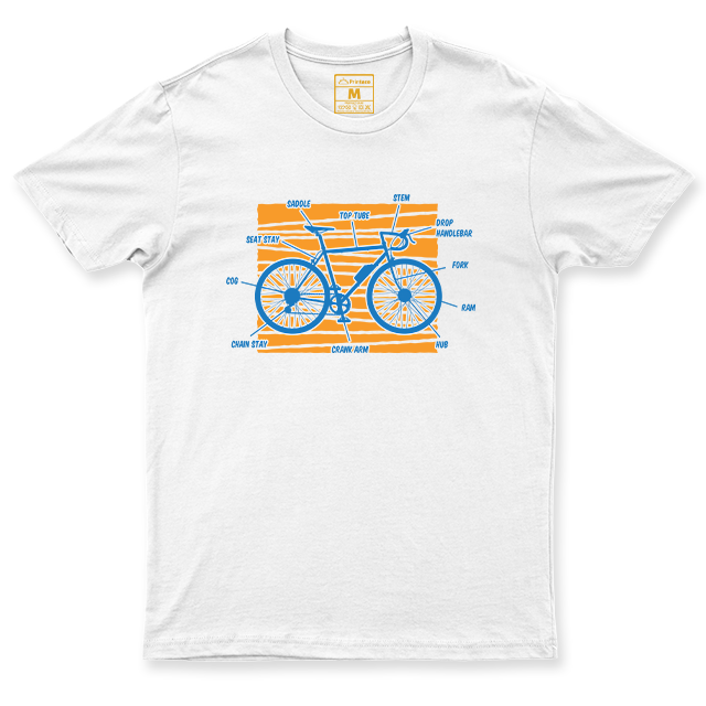Drifit Shirt: Bicycle Anatomy