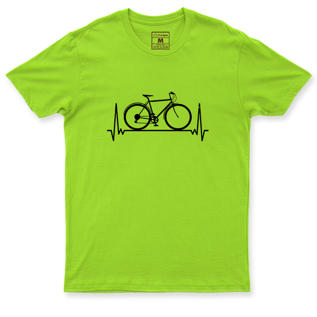 Drifit Shirt: Bicycle Heartbeat