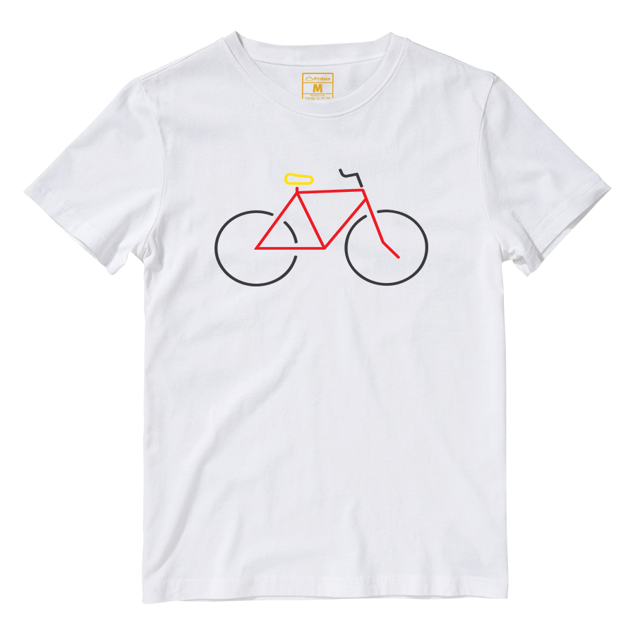 Cotton Shirt: Bicycle Monoline