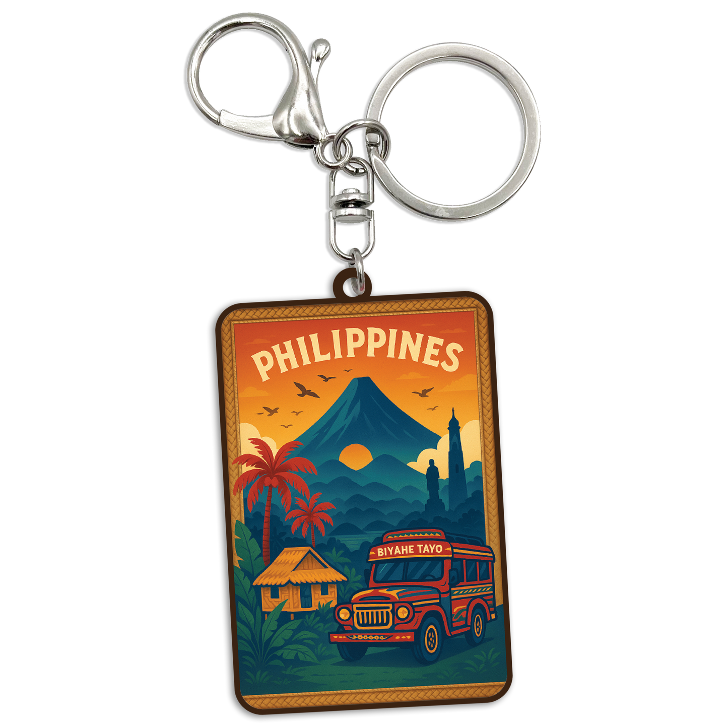Acrylic Bag Charm: Biyahe Tayo