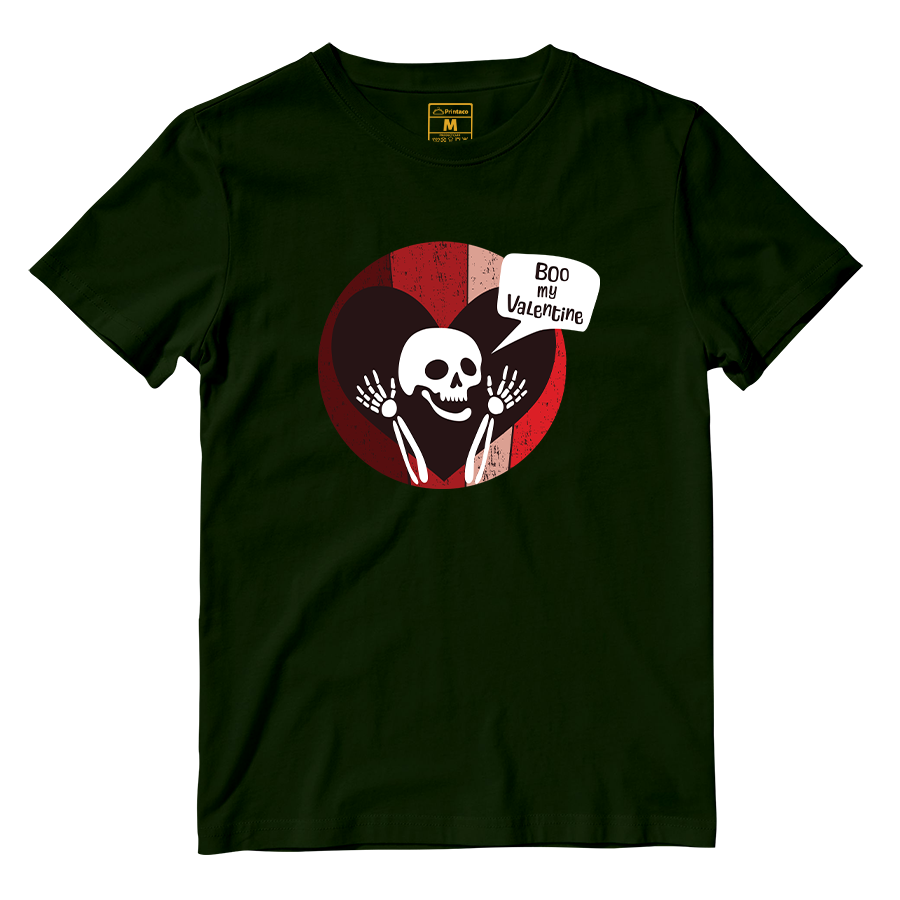 Cotton Shirt: Boo my valentine