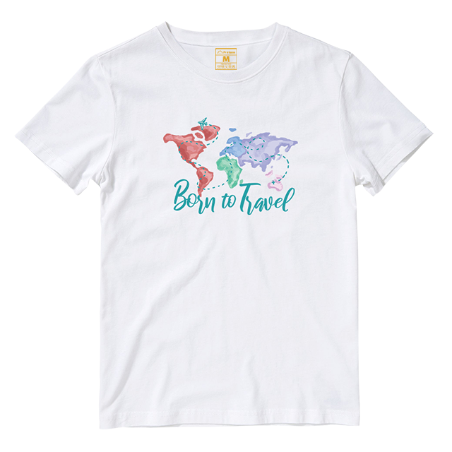 Cotton Shirt: Born To Travel