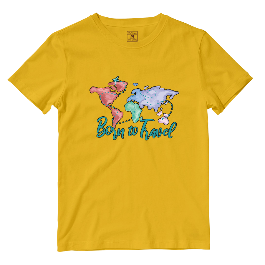 Cotton Shirt: Born To Travel