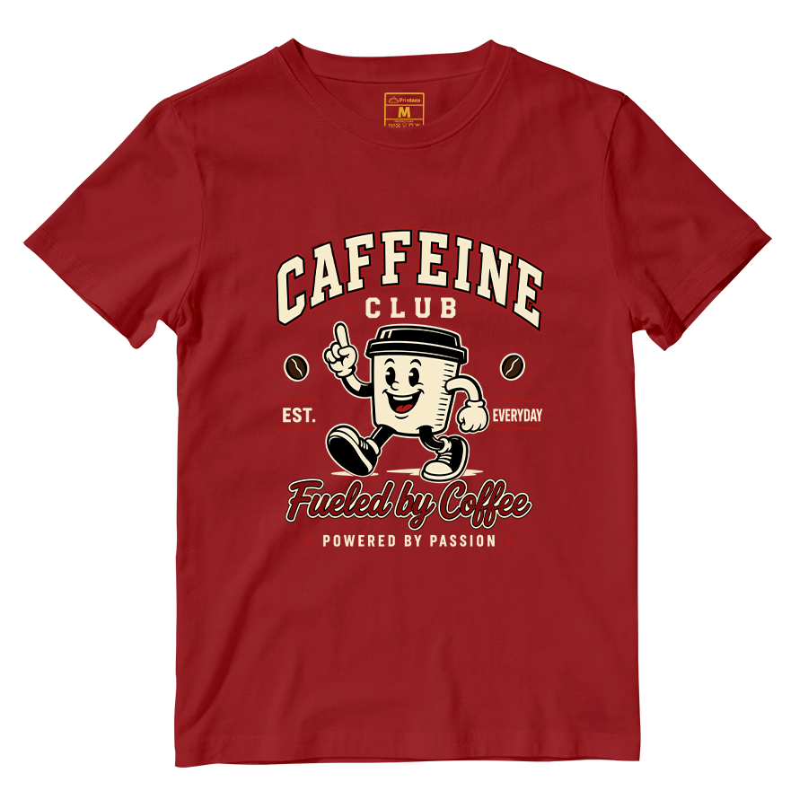 Cotton Shirt: Caffeine Club