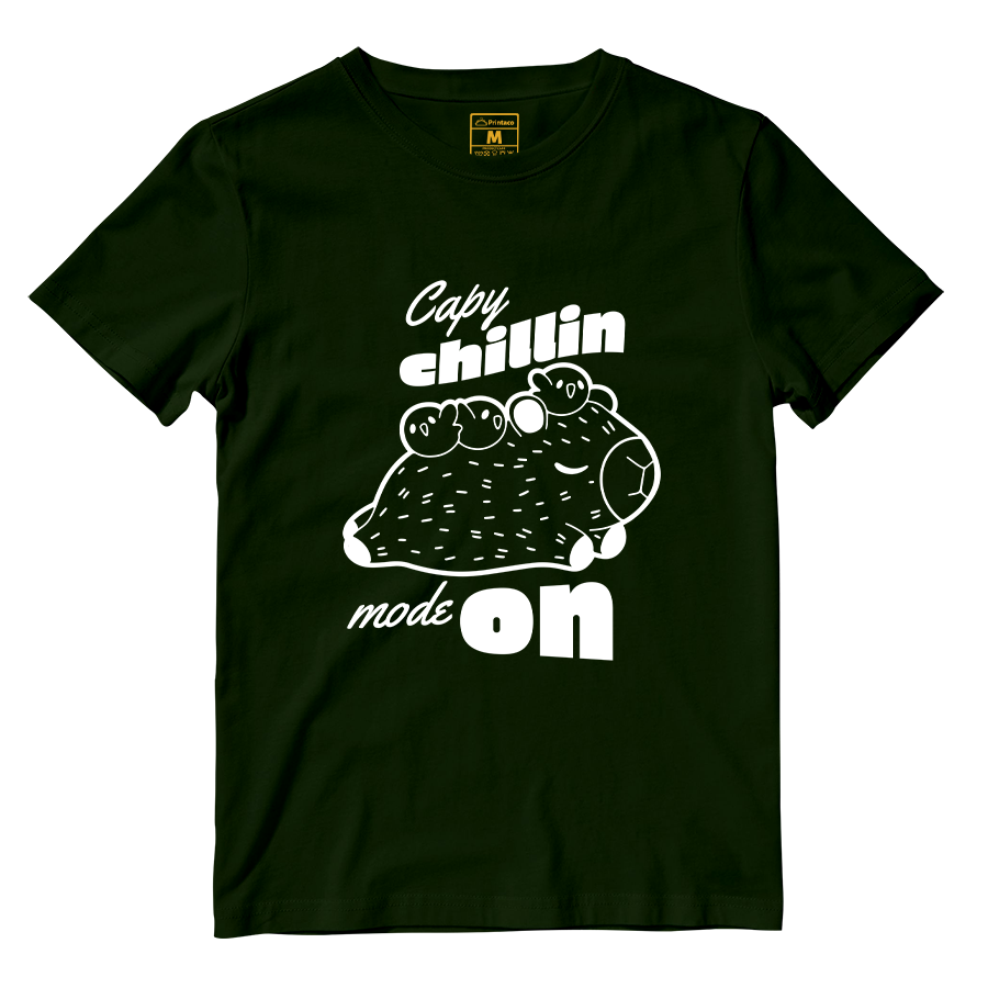 Cotton Shirt: Capy Chillin