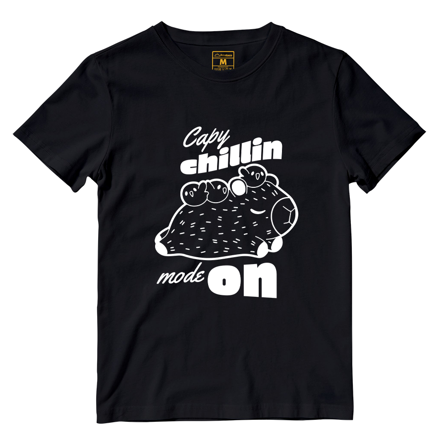 Cotton Shirt: Capy Chillin