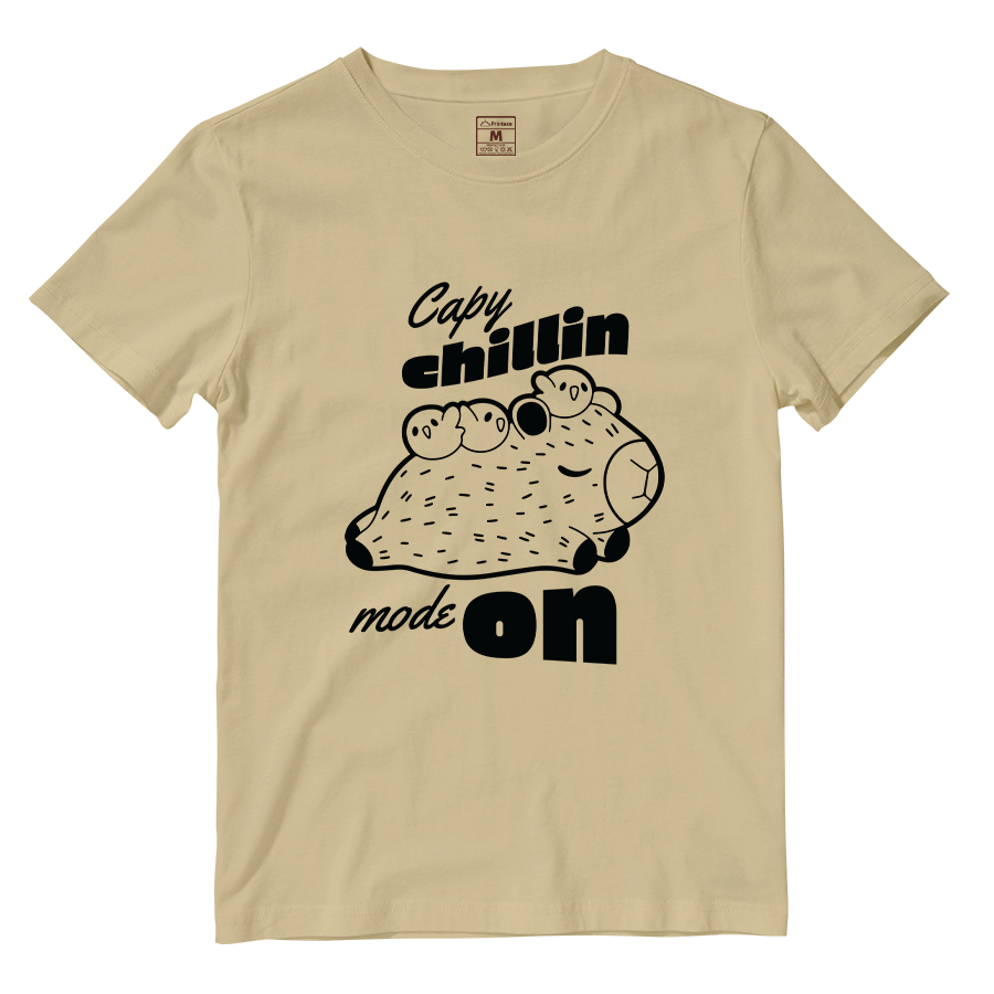 Cotton Shirt: Capy Chillin