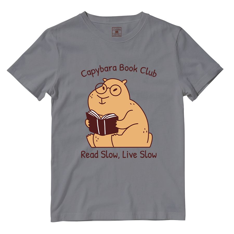 Cotton Shirt: Capybara Book Club