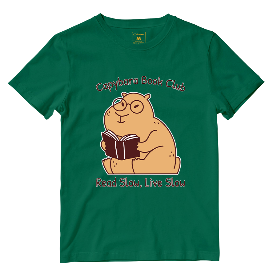 Cotton Shirt: Capybara Book Club