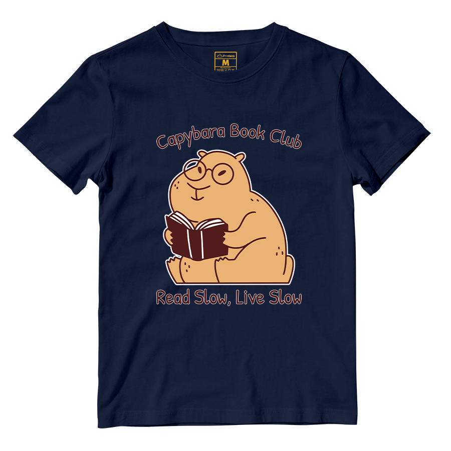 Cotton Shirt: Capybara Book Club
