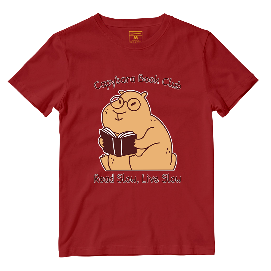 Cotton Shirt: Capybara Book Club