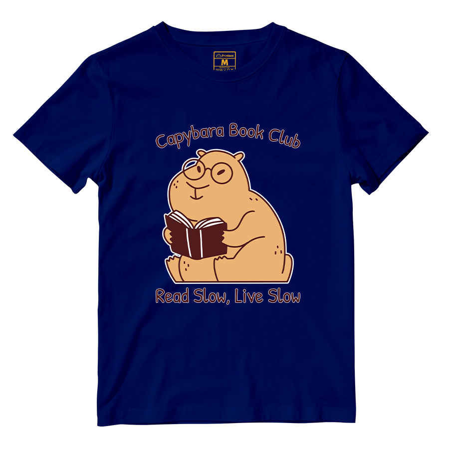 Cotton Shirt: Capybara Book Club