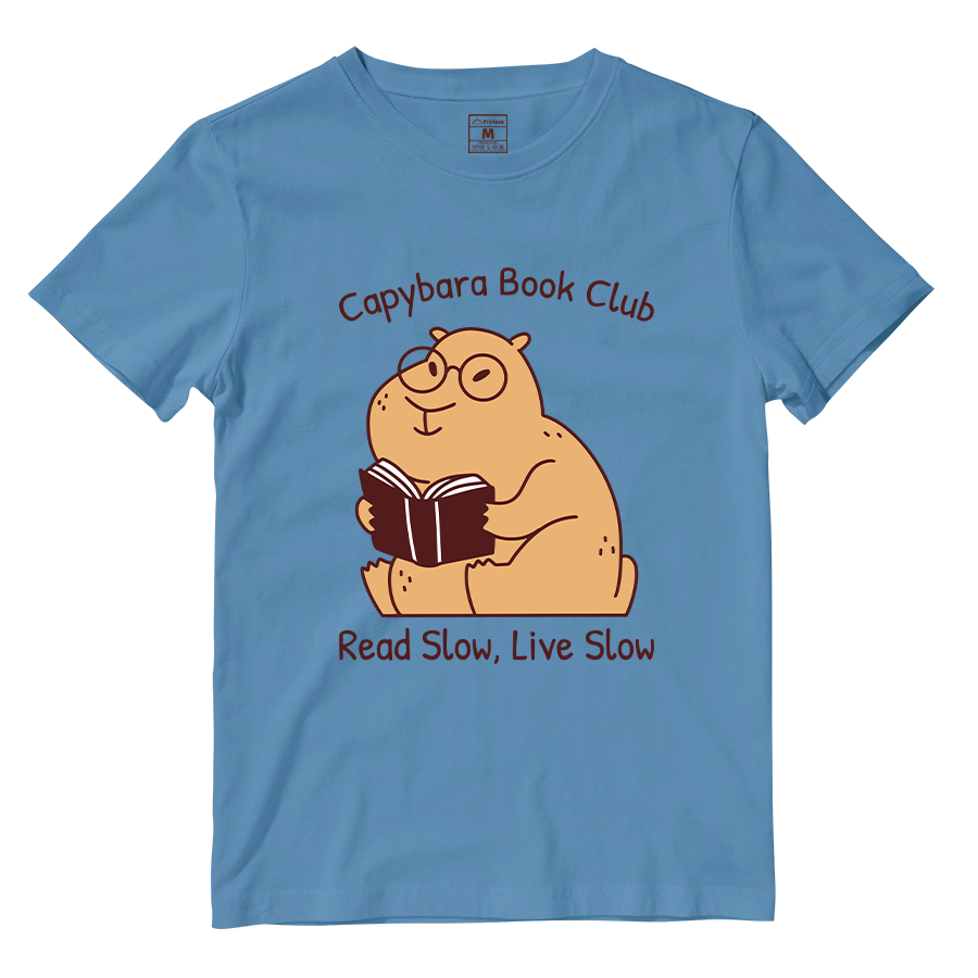 Cotton Shirt: Capybara Book Club