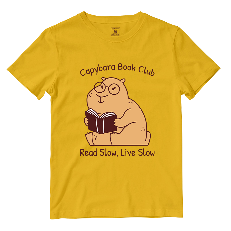 Cotton Shirt: Capybara Book Club